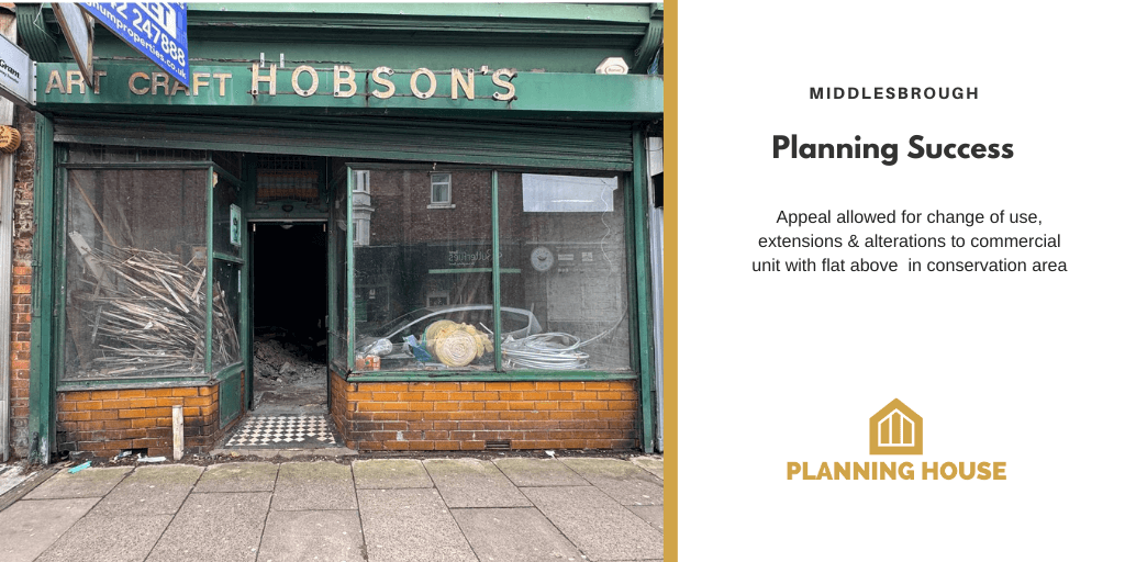 Planning Success Conservation Area Middlesbrough