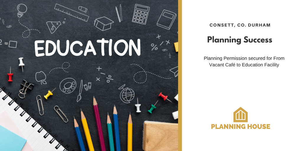 Planning Success – From Vacant Café to Education Facility, Co. Durham